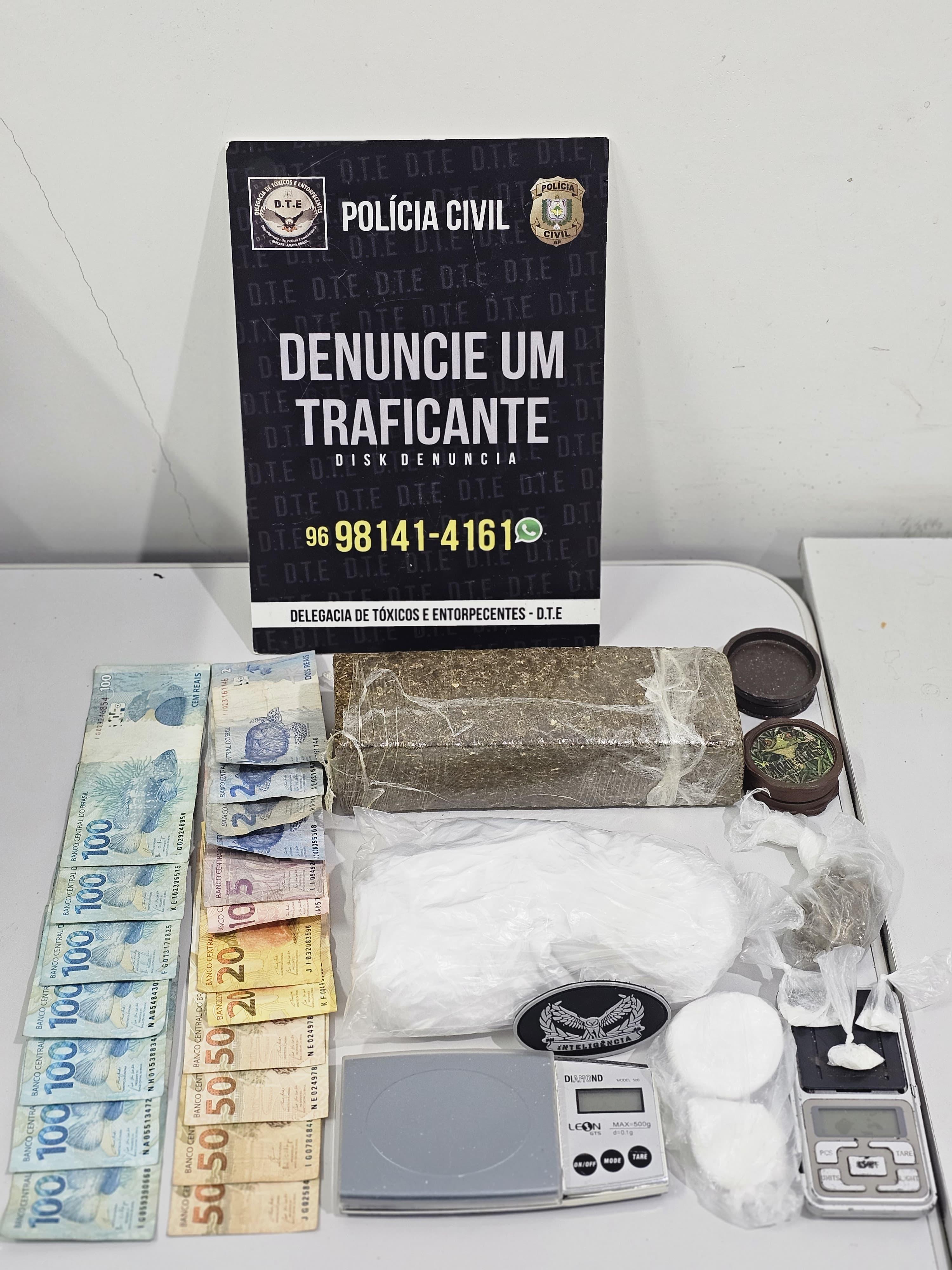 EM MACAPÁ, POLÍCIA CIVIL PRENDE INDIVÍDUO EM FLAGRANTE POR TRÁFICO DE DROGAS 